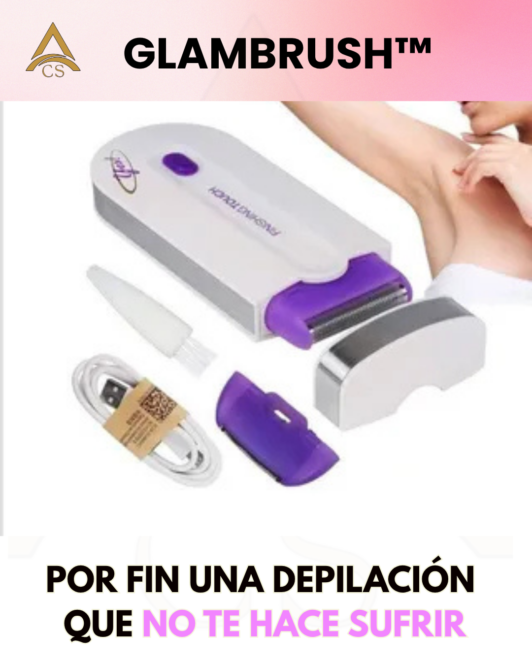 DEPILADOR ELECTRICO RECARGABLE SIN DOLOR